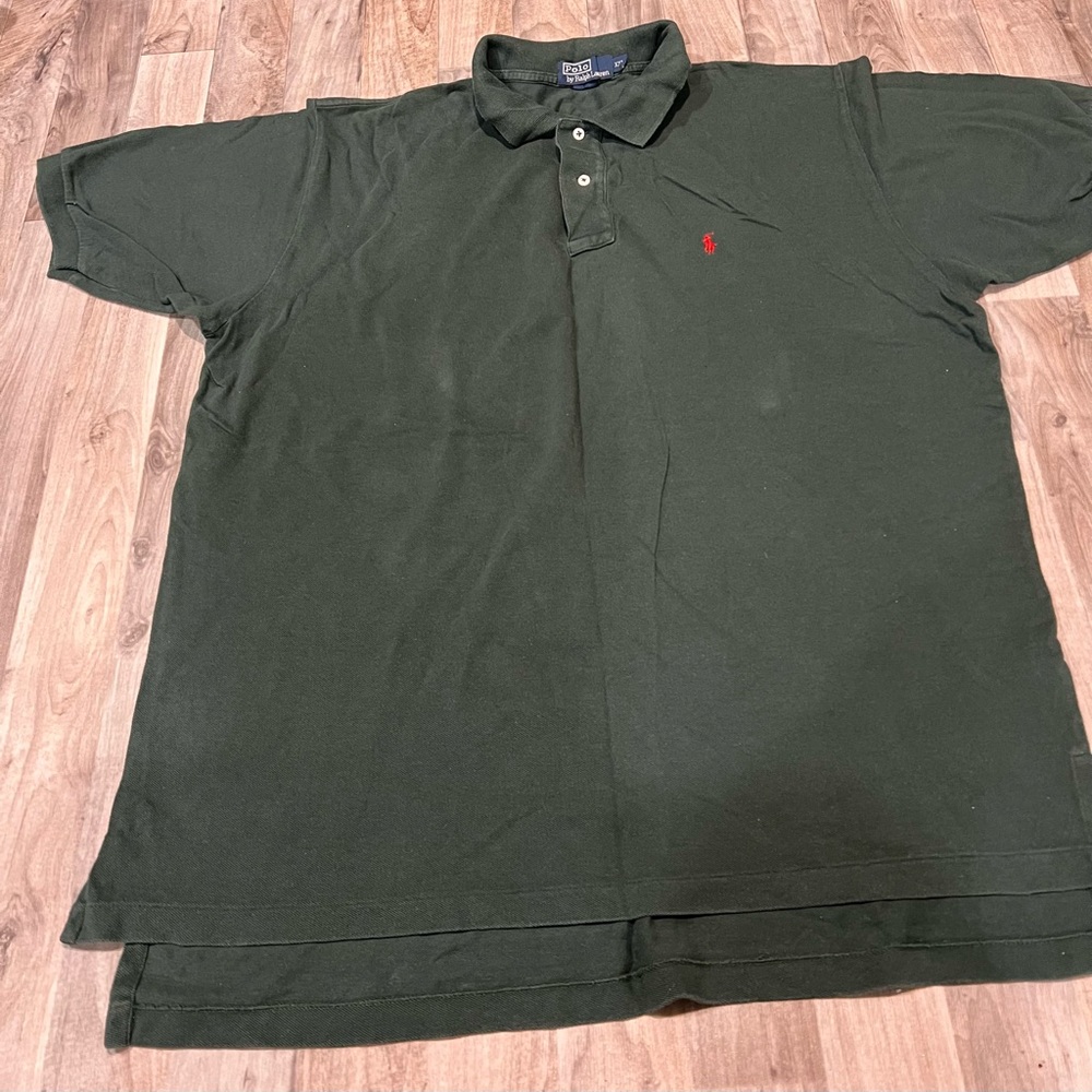Polo by Ralph Laure army green polo shirt size 2X